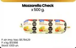 Changomas Check mozzarella oferta