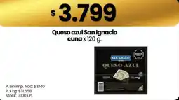Changomas San ignacio queso azul oferta