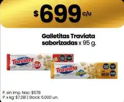 Changomas Traviata galletitas saborizadas oferta