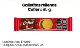 Changomas Cofler galletitas rellenas oferta