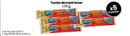 Changomas Arcor turrón de maní oferta