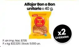Changomas Bon o Bon alfajor oferta