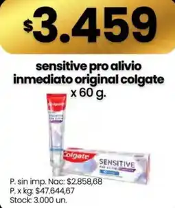 Changomas Colgate sensitive pro alivio inmediato original oferta
