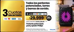 Changomas Philips parlante potenciado party speaker oferta