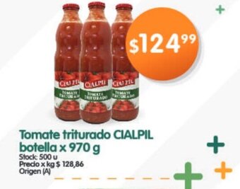 Supermercados Buenos Días Cialpil Tomate triturado botella x 970g oferta