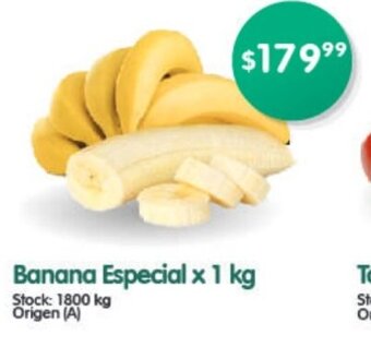 Supermercados Buenos Días Banana Especial x 1kg oferta