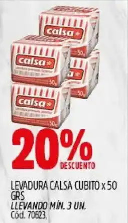 Supermercados Yaguar Calsa levadura cubito oferta