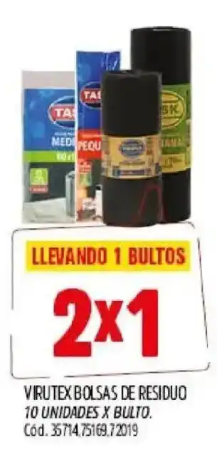 Virutex bolsas de residuo