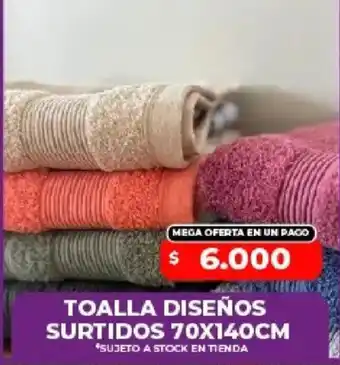 Toalla diseños surtidos
