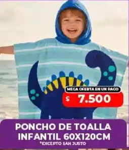 Supermayorista Vital Poncho de toalla infantil oferta