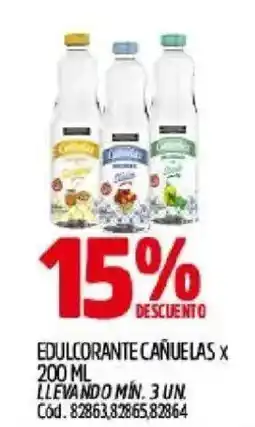 Supermercados Yaguar Edulcorante cañuelas oferta