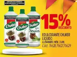 Supermercados Yaguar Chuker edulcorante liquido oferta