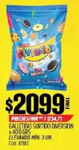 Supermercados Yaguar Mocukitos galletitas surtido diversion oferta