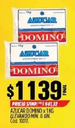 Supermercados Yaguar Domino azucar comun tipo 14 oferta