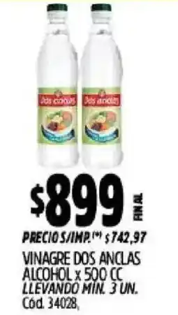 Supermercados Yaguar Dos anclas vinagre dos anclas alcohol oferta
