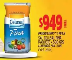 Supermercados Yaguar Celusal sal celusal fina oferta