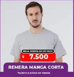 Supermayorista Vital Remera manga corta oferta
