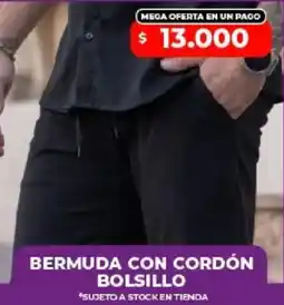 Supermayorista Vital Bermuda con cordón bolsillo oferta