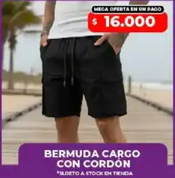 Supermayorista Vital Bermuda cargo con cordón oferta