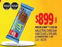 Supermercados Yaguar Lia galletitas chocolia chocolate oferta