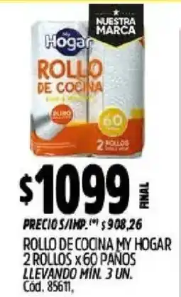 Supermercados Yaguar Hogar rollo de cocina oferta
