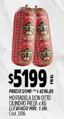 Supermercados Yaguar Don otto mortadela oferta