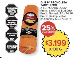 Carrefour Market Santa rosa queso provoleta parrillero oferta