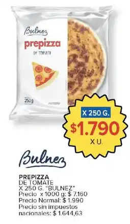 Carrefour Market Bulnez prepizza de tomate oferta