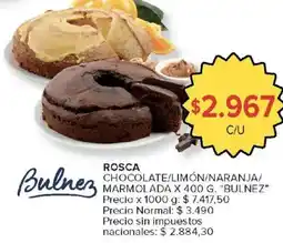 Carrefour Market Bulnez rosca chocolate/limón/naranja/marmolada oferta