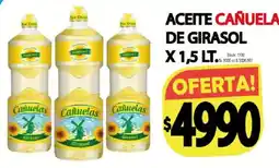 Supermercados Mariano Max Cañuelas aceite de girasol oferta