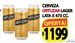Supermercados Mariano Max Ortuzar cerveza lager oferta