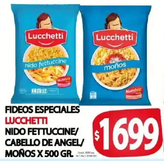 Lucchetti fideos especiales