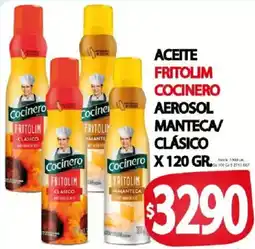 Supermercados Mariano Max Fritolim cocinero aerosol manteca/clásico oferta