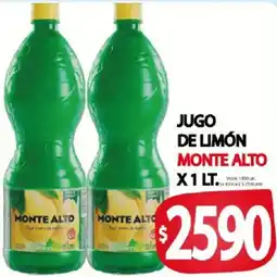 Supermercados Mariano Max Monte alto jugo de limón oferta