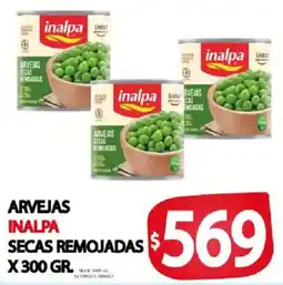 Supermercados Mariano Max Inalpa arvejas secas remojadas oferta
