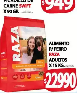 Supermercados Mariano Max Raza alimento p/ perro raza adultos oferta