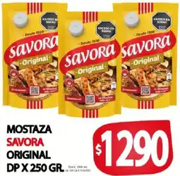 Supermercados Mariano Max Savora mostaza original oferta