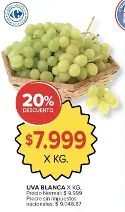 Carrefour Market Uva blanca oferta