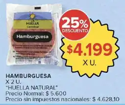 Carrefour Market Huellacarrefour hamburguesa oferta