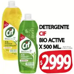 Supermercados Mariano Max Cif detergente bio active oferta