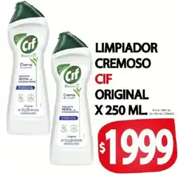 Supermercados Mariano Max Cif limpiador cremoso original oferta