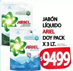 Supermercados Mariano Max Ariel jabón líquido oferta