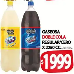 Supermercados Mariano Max Doble Cola gaseosa regular/cero oferta