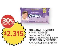 Carrefour Market Kimbies toallitas húmedas oferta