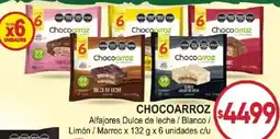 Supermercados Mariano Max Chocoarroz alfajores dulce de leche / blanco / limón / marroc oferta