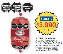 Carrefour Paladini mortadela mini oferta