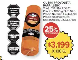 Carrefour Santa rosa queso provoleta parrillero oferta