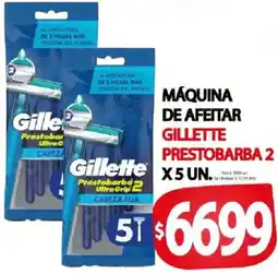 Supermercados Mariano Max Gillette maquina de afeitar prestobarba 2 oferta