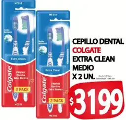 Supermercados Mariano Max Colgate cepillo dental extra clean medio oferta