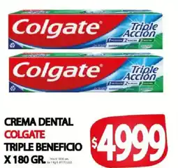 Supermercados Mariano Max Colgate Crema dental triple beneficio oferta